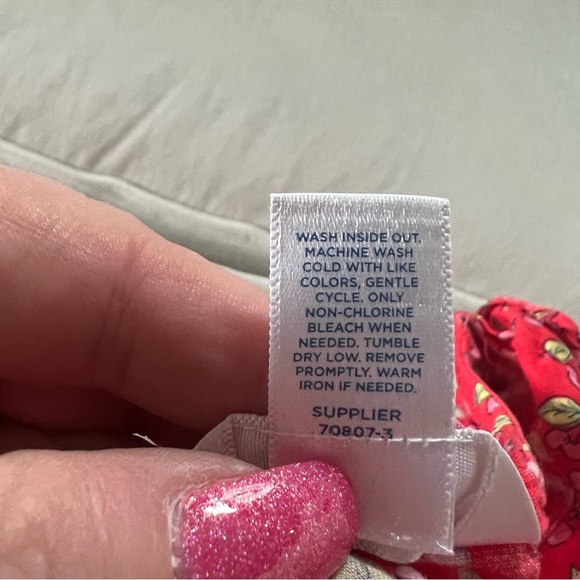 Arizona Jean Co. Retro Cherry Print Faux Wrap Dress - Picture 8 of 11